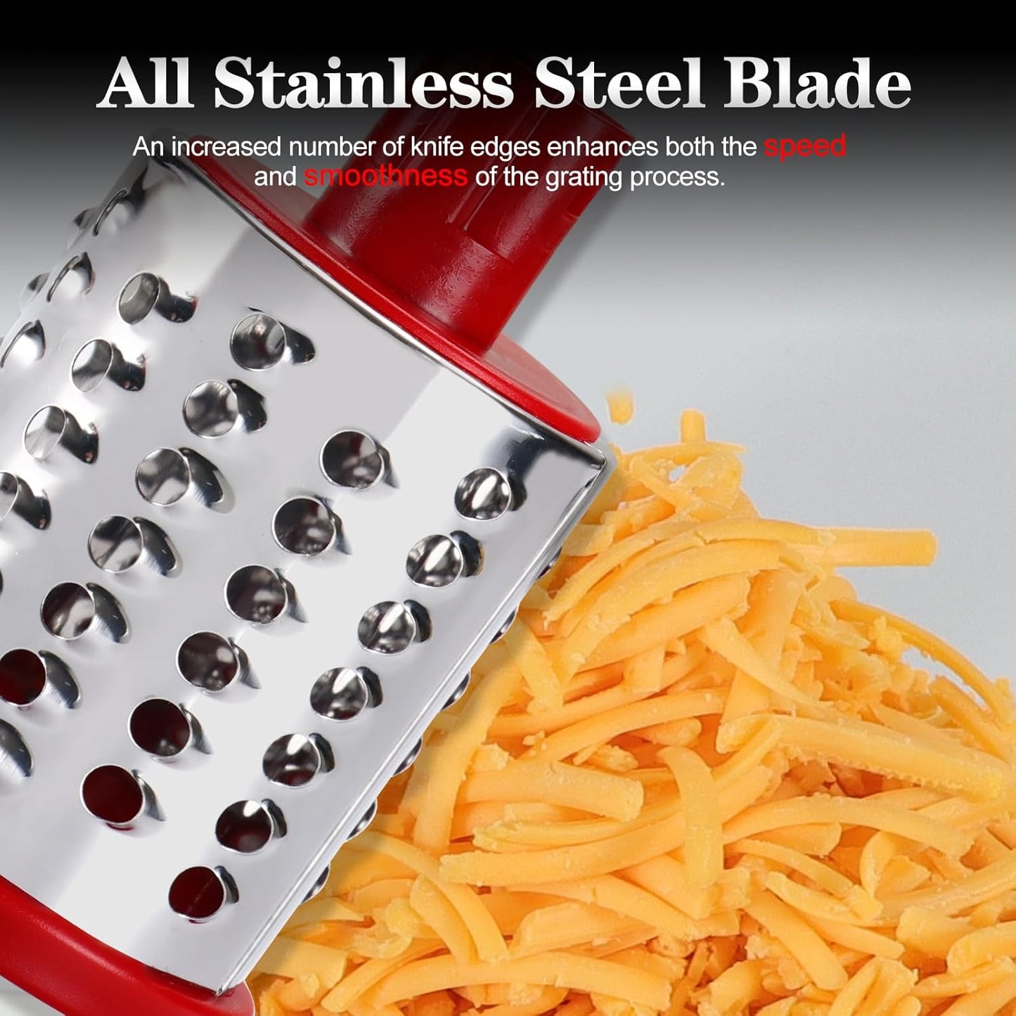 Rotary Cheese Grater Hand Crank