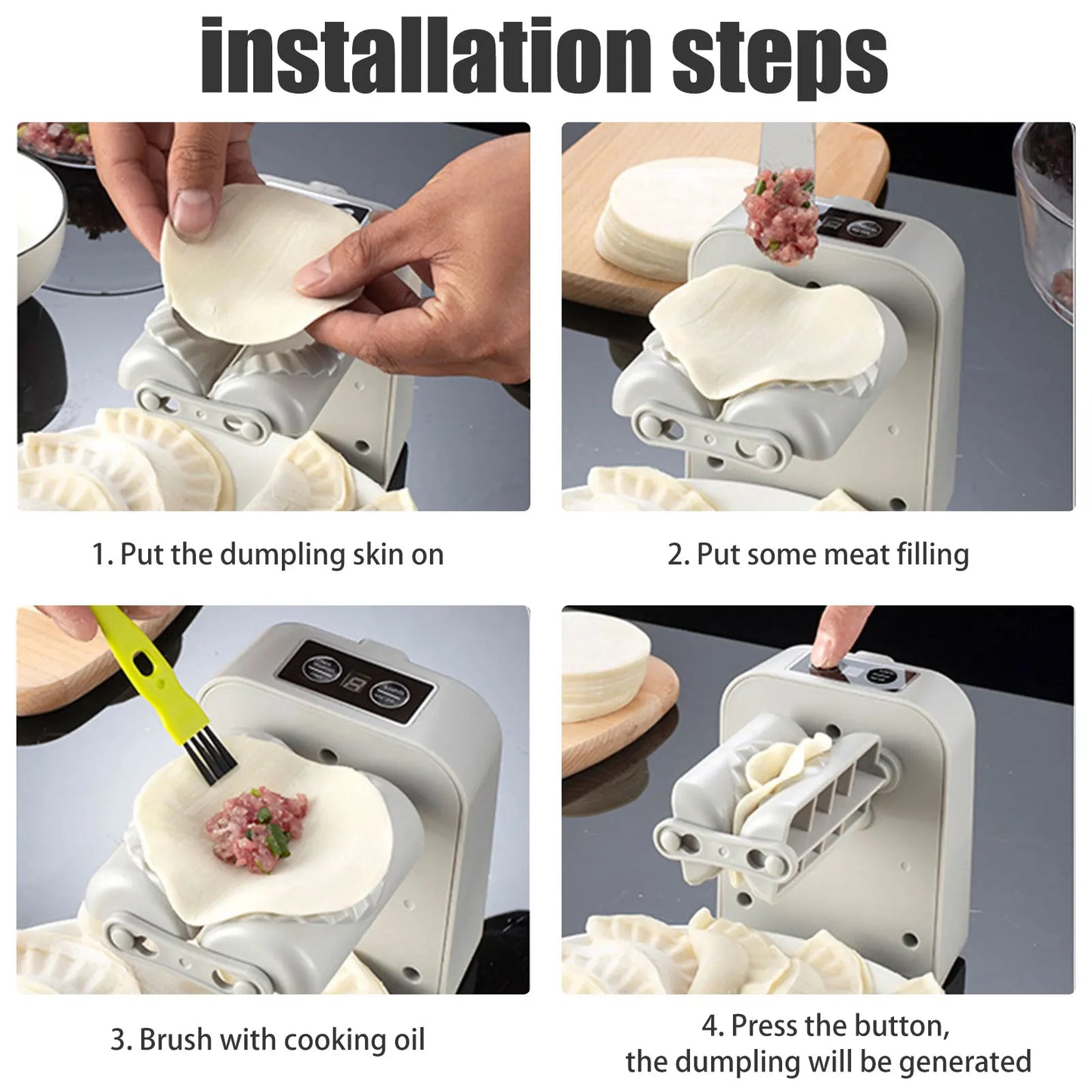 Electric Dumpling Maker 1200Mah Rechargeable