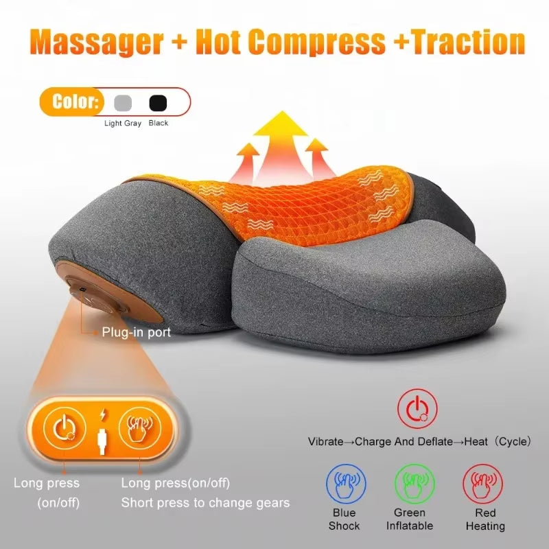 Electric Neck Massager Cervical Pillow 
