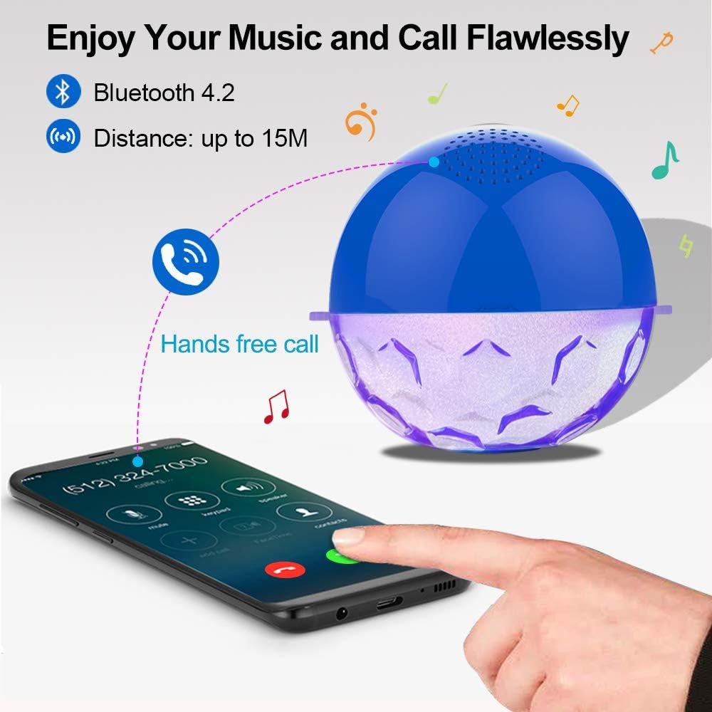 Bluetooth Speakers with RGBW Lights