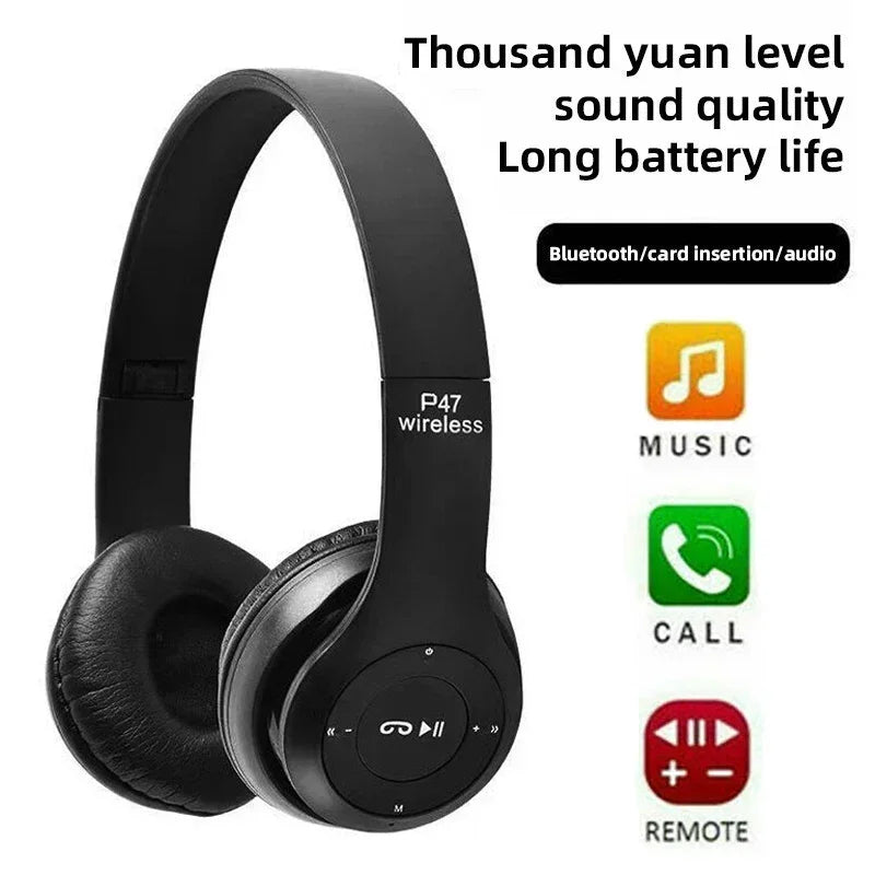  Stereo Headphones with Bluetooth 5.0