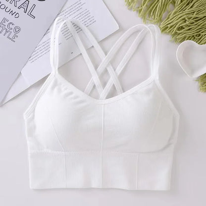Sexy Women Tops Back Cross Strap Tank 