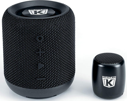 Wireless Audio Speakers with Bluetooth, Remote Shutter, Satin Black