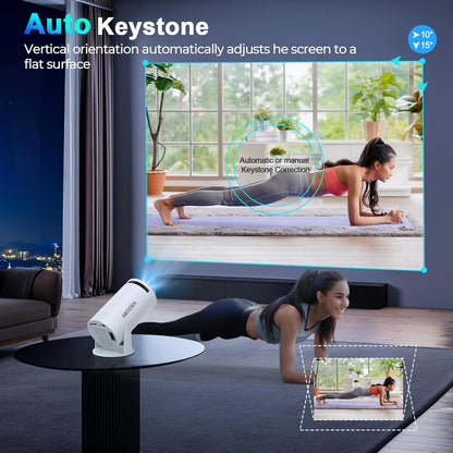 Portable 4K Mini Projector