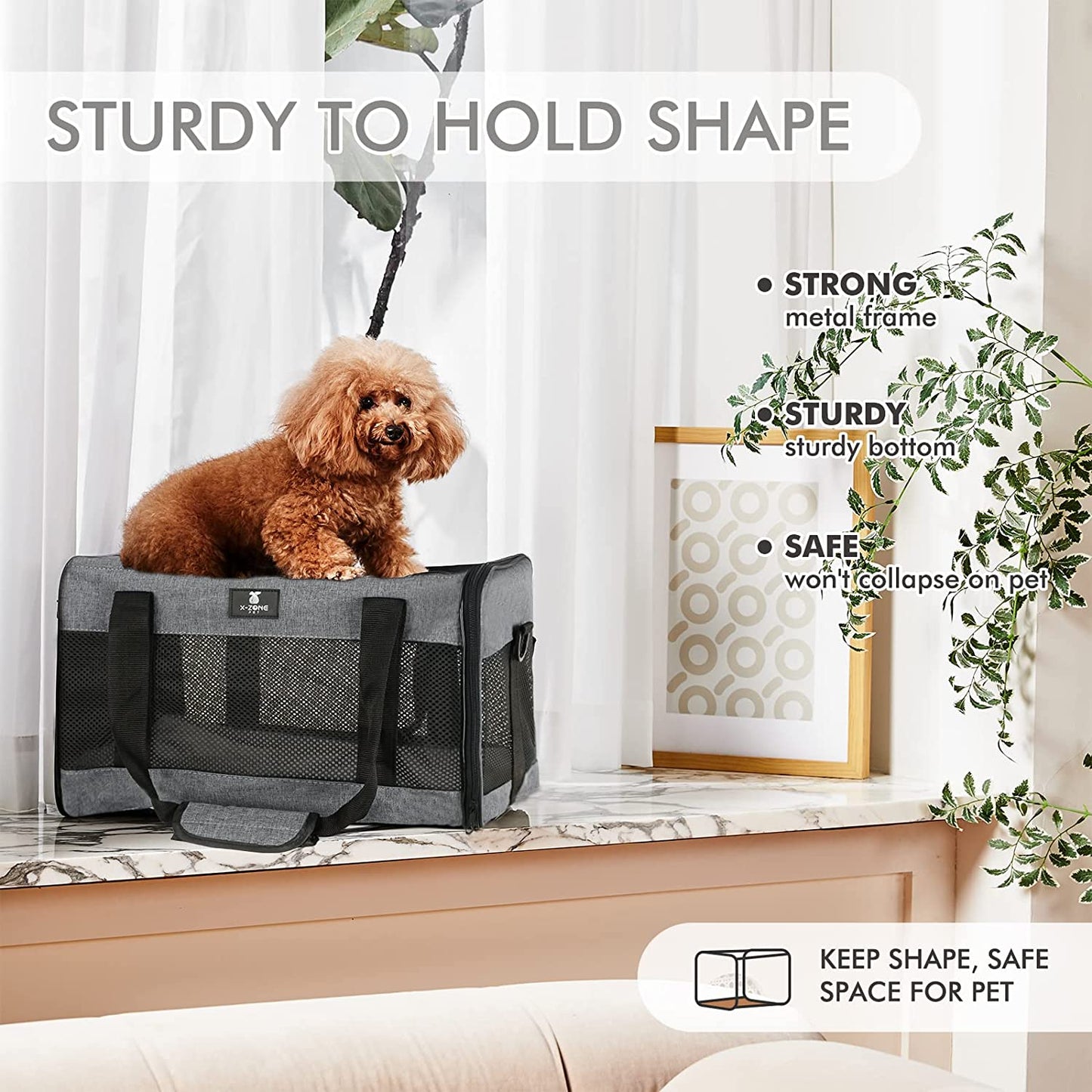 Cat Carrier Dog Carrier Pet Carrier for Small Medium