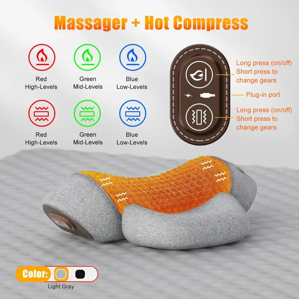 Electric Neck Massager Cervical Pillow 