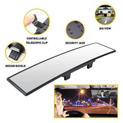 Universal Car Mirror anti Glare Wide-Angle Panoramic 