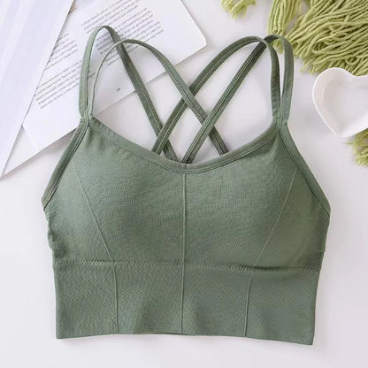 Sexy Women Tops Back Cross Strap Tank 