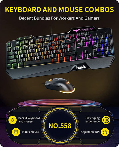 Gaming Keyboard and Mouse Combo