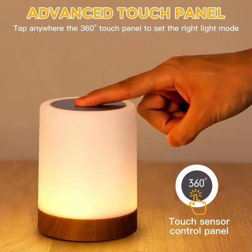 Touch Lamp LED Table Lamp Bedside Lamp RGB