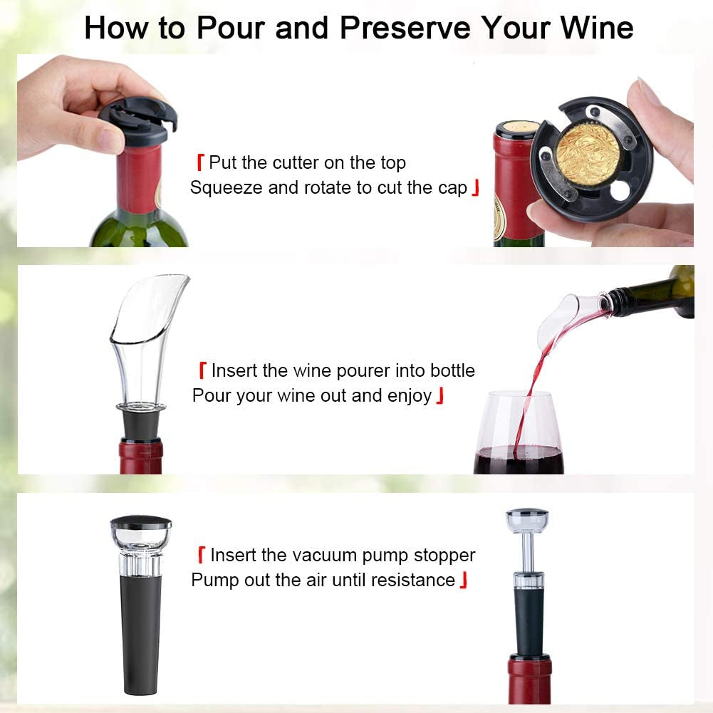 Electric Wine Opener Set