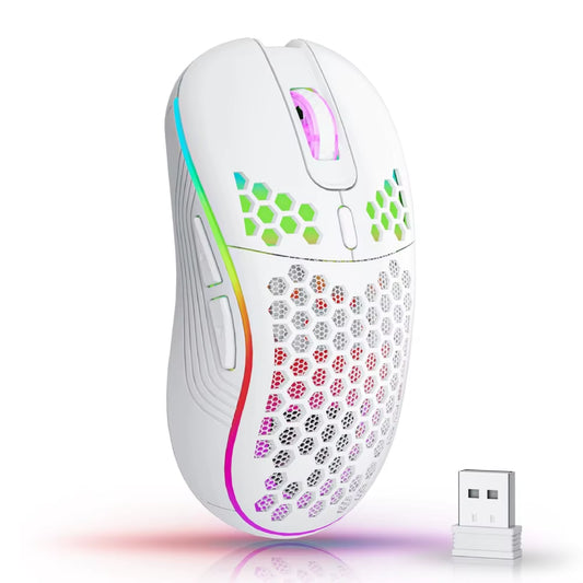 Wireless Mouse with RGB Backlit 6-Button 