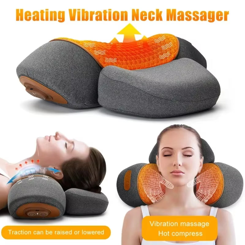 Electric Neck Massager Cervical Pillow 