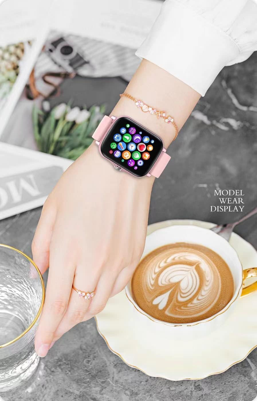 Smart Fitness Tracker Watch for Android/Ios - IP68