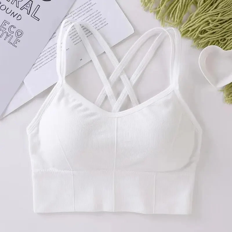 Sexy Women Tops Back Cross Strap Tank 