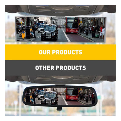 Universal Car Mirror anti Glare Wide-Angle Panoramic 